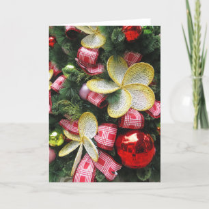 Cartes Pour Fêtes Annuelles Christmas Plumeria
