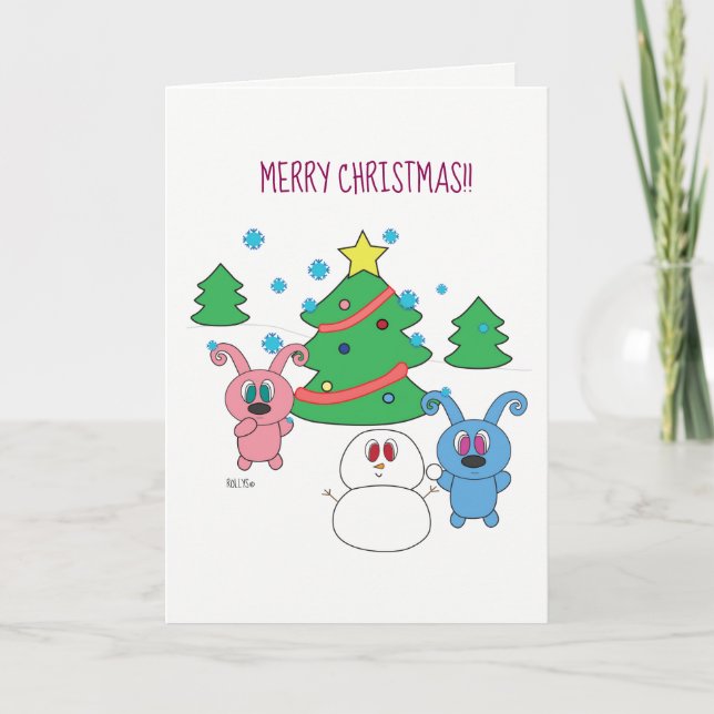 Cartes Pour Fêtes Annuelles Christmas Rollys (Devant)