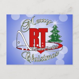 Cartes Pour Fêtes Annuelles CHRISTMAS RT Respiratory Therapy