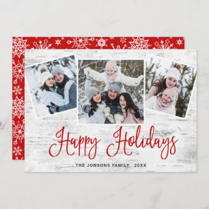 Cartes Pour Fêtes Annuelles Christmas Rustic Birch Bark