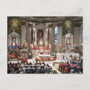 Cartes Pour Fêtes Annuelles Christmas Saint-Neumann Shrine Philadelphie PA