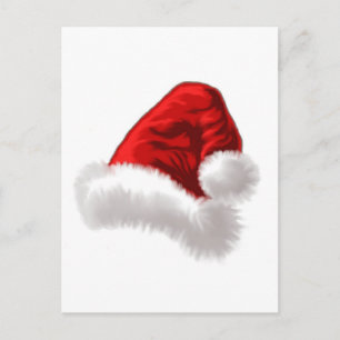 Cartes Pour Fêtes Annuelles Christmas Santa Hat Art