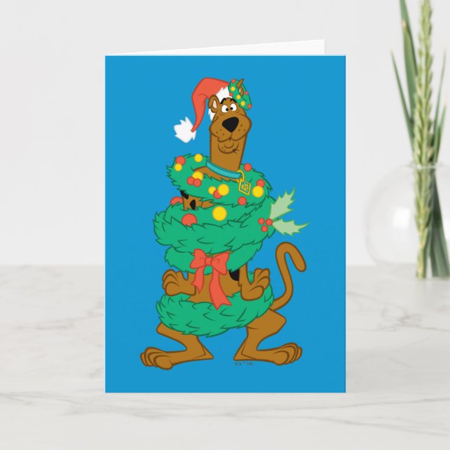 Cartes Pour Fêtes Annuelles Christmas Scooby (Devant)