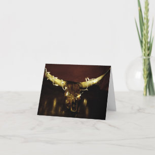 Cartes Pour Fêtes Annuelles Christmas Skull Lights card