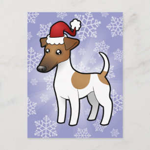 Cartes Pour Fêtes Annuelles Christmas Smooth Fox Terrier