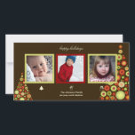 Cartes Pour Fêtes Annuelles Christmas, snowman et santa tree photo cards<br><div class="desc">Christmas photo cards.  Copyright © 2010 PixDezines.com et PixDezines on zazzle.com</div>
