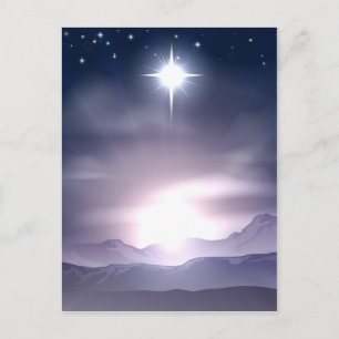 Cartes Pour Fêtes Annuelles Christmas Star of Bethlehem Nativity