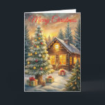 Cartes Pour Fêtes Annuelles Christmas Tree<br><div class="desc">Lovely christmas tree with gifts underneath</div>