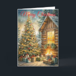 Cartes Pour Fêtes Annuelles Christmas Tree<br><div class="desc">Lovely christmas tree with gifts underneath</div>