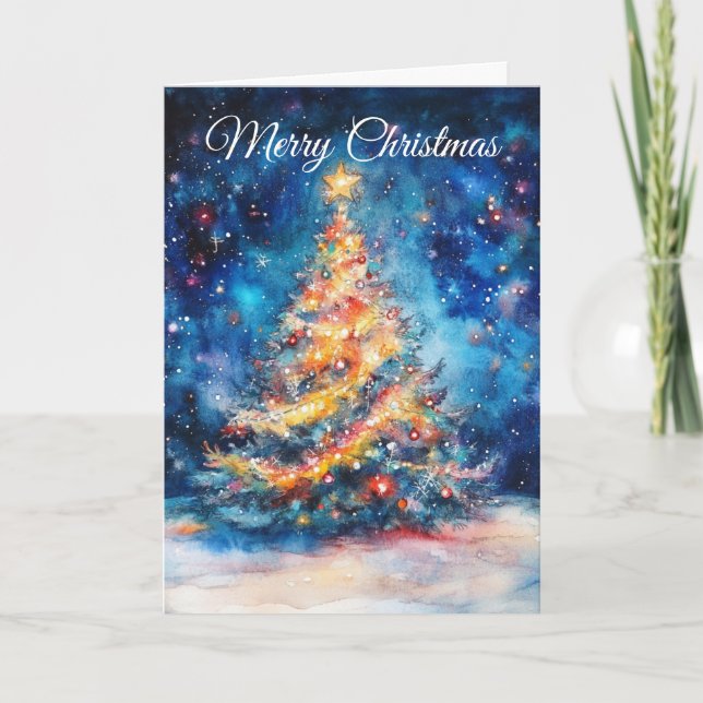 Cartes Pour Fêtes Annuelles Christmas Tree (Devant)