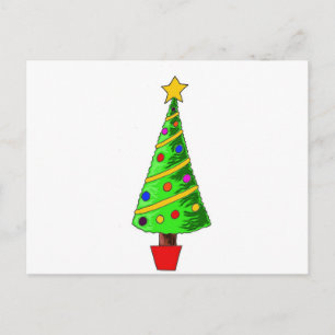 Cartes Pour Fêtes Annuelles Christmas Tree Illustration