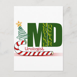 CARTES POUR FÊTES ANNUELLES CHRISTMAS UROLOGISTE - MÉDECIN - MD
