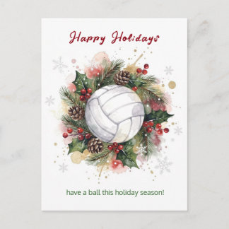Cartes Pour Fêtes Annuelles Christmas Volleyball Holiday Greeting Cards