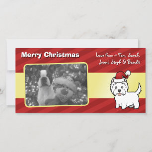 Cartes Pour Fêtes Annuelles Christmas West Highland White Terrier