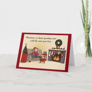 Cartes Pour Fêtes Annuelles Christmas with Loved Ones
