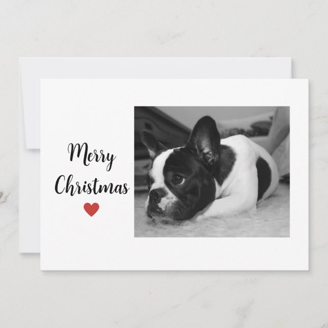 Cartes Pour Fêtes Annuelles Chritsmas Chien mignon Amour (Devant)