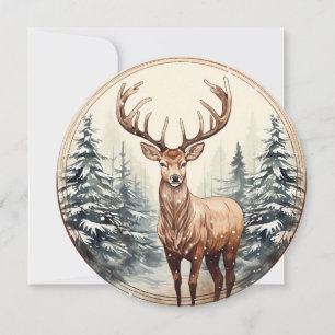 Cartes Pour Fêtes Annuelles Chute de neige silencieuse - Un moment de Noël boi