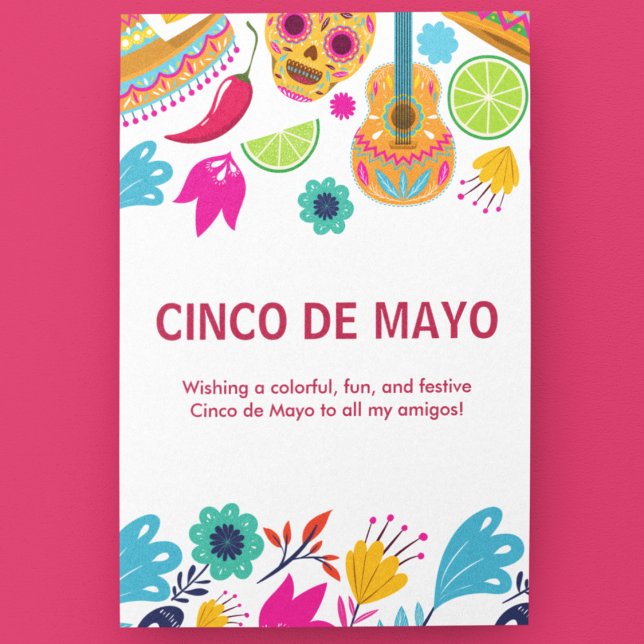 Cartes Pour Fêtes Annuelles Cinco De Mayo (Créateur téléchargé)