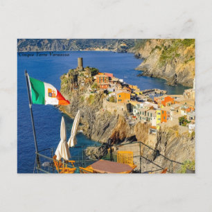 Cartes Pour Fêtes Annuelles Cinque Terre Vernazza, Italie
