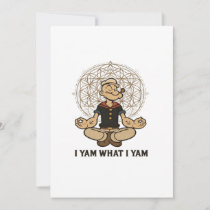 Cartes Pour Fêtes Annuelles Citation de meme "Je suis ce que je suis"