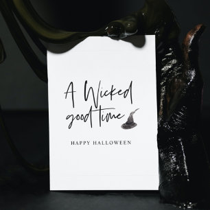 Cartes Pour Fêtes Annuelles Citation de Modern A Wicked Good Time Joyeux Hal