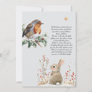 Cartes Pour Fêtes Annuelles Citation de Noël "Tout ira bien"