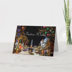 Cartes Pour Fêtes Annuelles Citation De Texte Festive Avec Texte Blanc