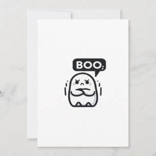 Cartes Pour Fêtes Annuelles Citation drôle de désapprobation Boo