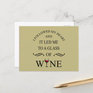 Cartes Pour Fêtes Annuelles citation drôle pour les amateurs de vin