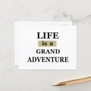 Cartes Pour Fêtes Annuelles Citations de vie motivante