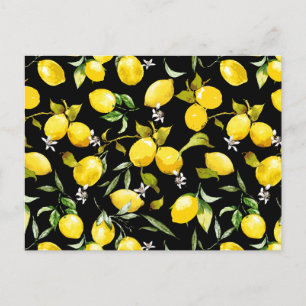 Cartes Pour Fêtes Annuelles Citrons aquarelle 7