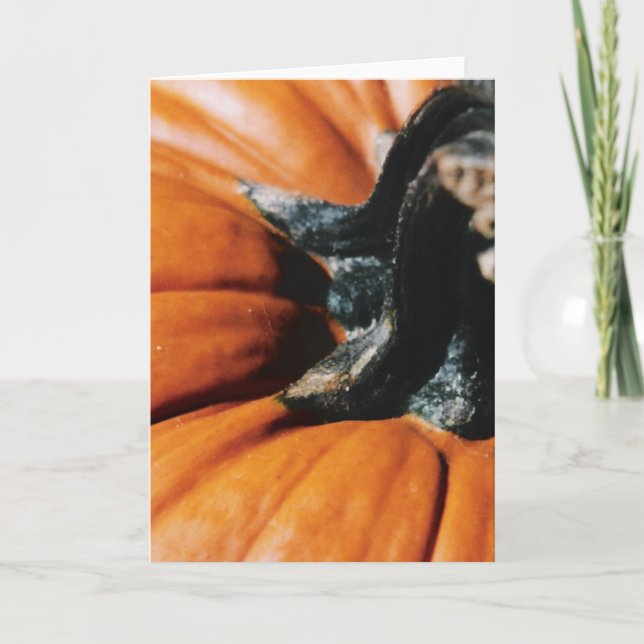 CARTES POUR FÊTES ANNUELLES CITROUILLE ! (Devant)