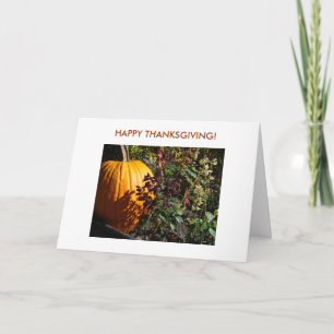 Cartes Pour Fêtes Annuelles Citrouille, BON THANKSGIVING !