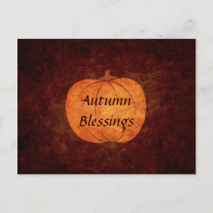 Cartes Pour Fêtes Annuelles Citrouille de Thanksgiving