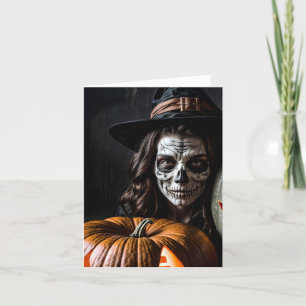 Cartes Pour Fêtes Annuelles Citrouille et costume d'Halloween Anime