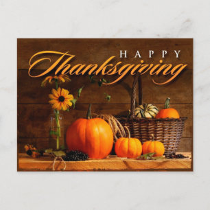 Cartes Pour Fêtes Annuelles Citrouille gentil de Thanksgiving
