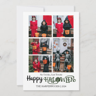 Cartes Pour Fêtes Annuelles citrouille jack-o-lanterne Halloween Famille 5 Pho
