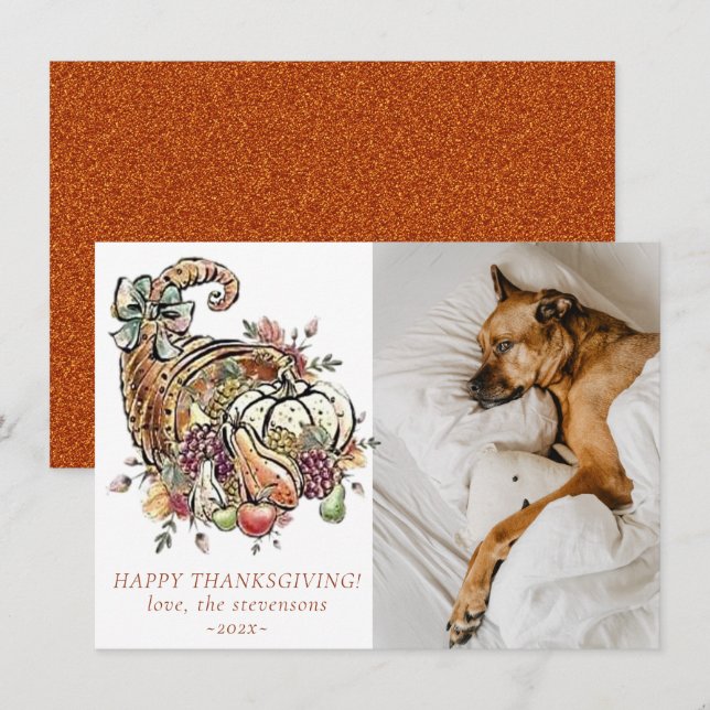 Cartes Pour Fêtes Annuelles Citrouilles rustiques de patch de citrouille d'aut (Devant / Derrière)