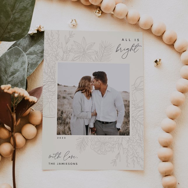 Cartes Pour Fêtes Annuelles Citrus et épices | Tout est brillant Photo Holiday (Créateur téléchargé)