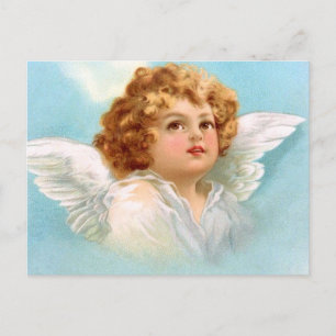 Cartes Pour Fêtes Annuelles Clapsaddle : Ange avec du charme de nouvelle année