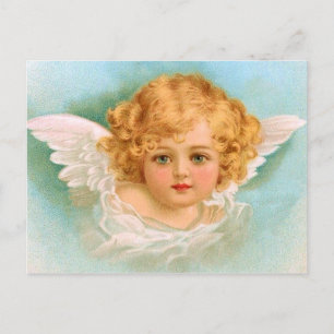 Cartes Pour Fêtes Annuelles Clapsaddle : Charme Ange de Noël