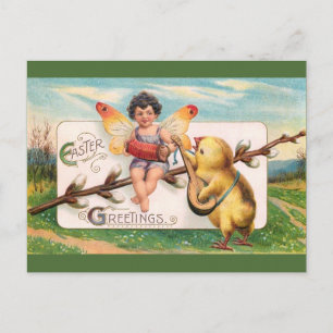 Cartes Pour Fêtes Annuelles Clapsaddle : Musique Faisant Fête de Pâques