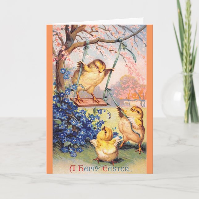 Cartes Pour Fêtes Annuelles Clapsaddle: Swinging Biddy (Devant)