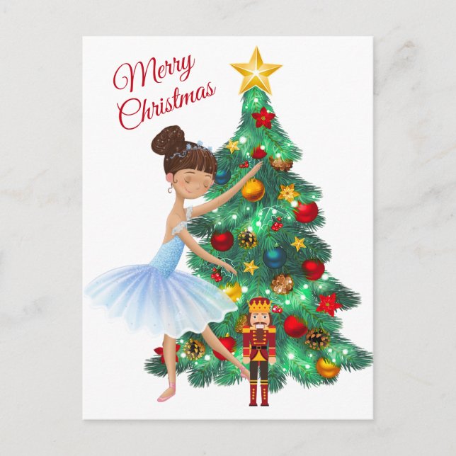 Cartes Pour Fêtes Annuelles Clara et Noisette Noël (Devant)