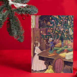 Cartes Pour Fêtes Annuelles Clara et Nutcracker