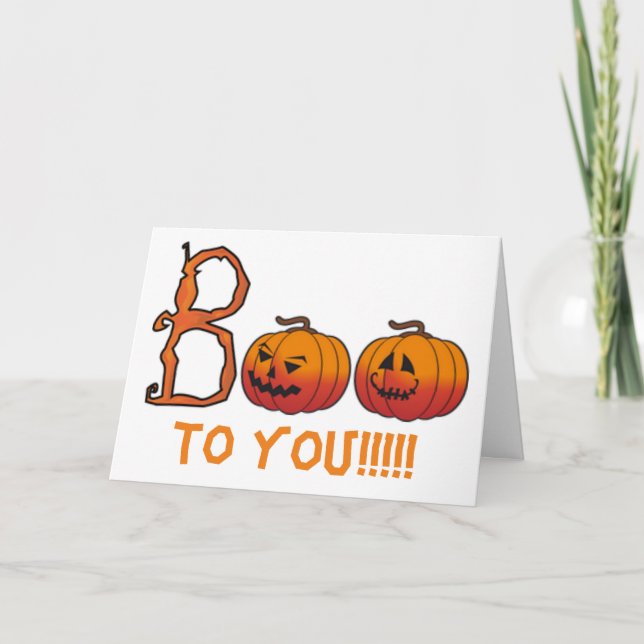 CARTES POUR FÊTES ANNUELLES **CLASSÉ "R" POUR "VOUS" POUR HALLOWEEN** (Devant)