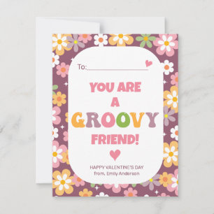 Cartes Pour Fêtes Annuelles Classe super Friend Valentine