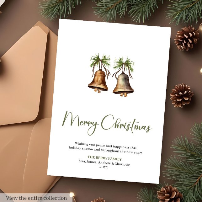 Cartes Pour Fêtes Annuelles Classic Script Font Printable Christmas Greeting  (Classic Script Font Printable Christmas Greeting Card

)