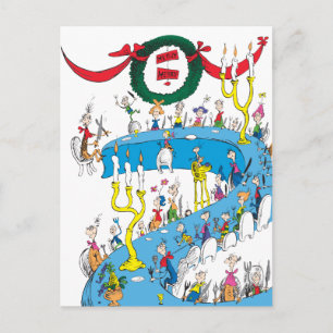 Cartes Pour Fêtes Annuelles Classic The Grinch   Joyeux Joyeux Fête