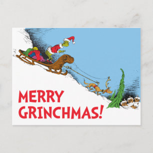 Cartes Pour Fêtes Annuelles Classic The Grinch Le Grinch et le Reindeer Max